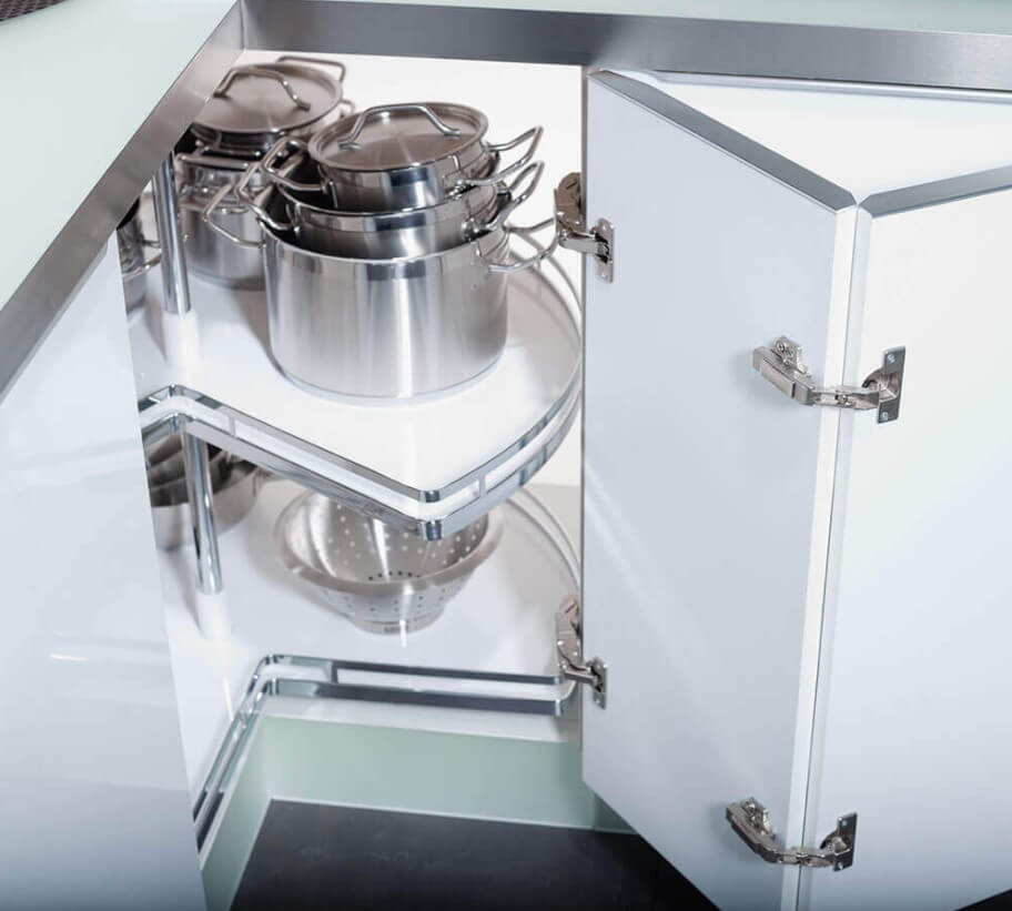 Sistema de baldas tres cuartos Sistema de baldas tres cuartos